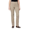 Gloria Vanderbilt Amanda Womens Mid Rise Straight Leg Regular Fit Jean In Sand