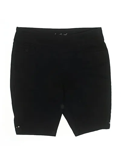 Pre-owned Gloria Vanderbilt Athletic Shorts In Black