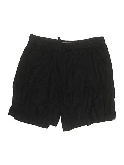 Pre-owned Gloria Vanderbilt Athletic Shorts In Black