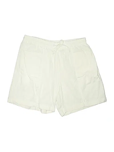 Pre-owned Gloria Vanderbilt Athletic Shorts In Ivory