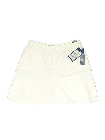 Pre-owned Gloria Vanderbilt Athletic Shorts In White