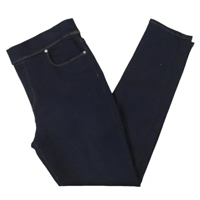 Gloria Vanderbilt Avery Womens Stretch Pull On Skinny Jeans In Blue