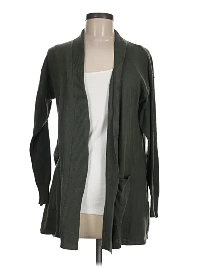 Pre-owned Gloria Vanderbilt Cardigan Sweater In Green