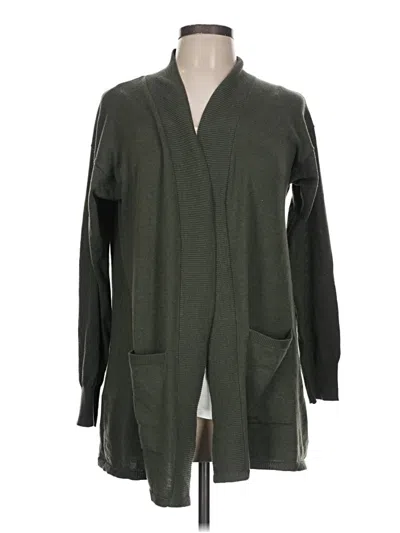 Pre-owned Gloria Vanderbilt Cardigan Sweater In Green