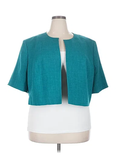 Pre-owned Gloria Vanderbilt Cardigan Sweater In Teal