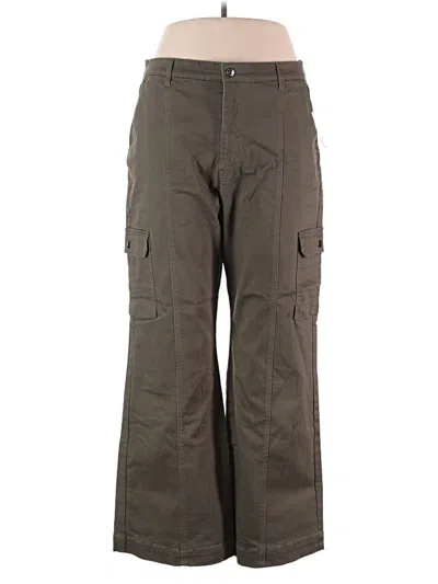 Pre-owned Gloria Vanderbilt Cargo Pants In Brown