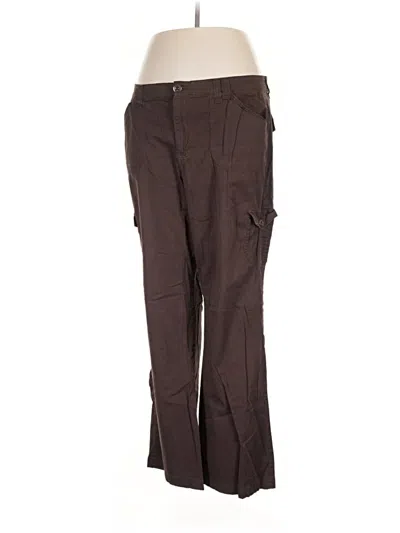 Pre-owned Gloria Vanderbilt Cargo Pants In Brown