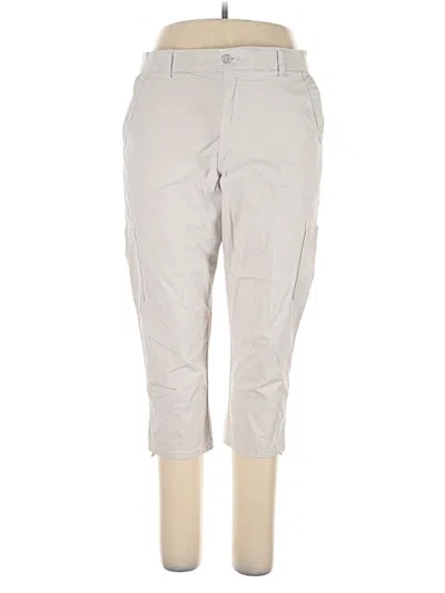 Pre-owned Gloria Vanderbilt Cargo Pants In Gray