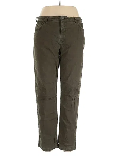 Pre-owned Gloria Vanderbilt Cargo Pants In Green