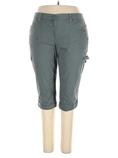 Pre-owned Gloria Vanderbilt Cargo Pants In Green