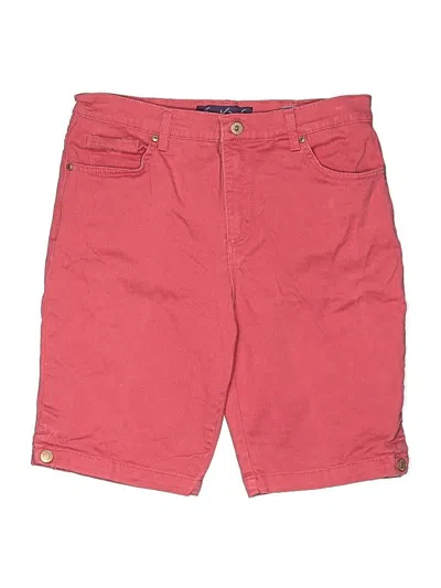 Pre-owned Gloria Vanderbilt Cargo Shorts In Red