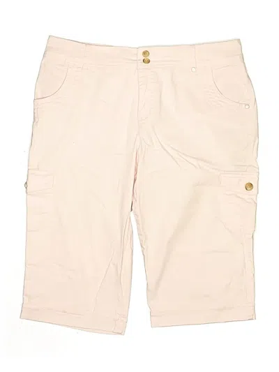 Pre-owned Gloria Vanderbilt Cargo Shorts In Tan
