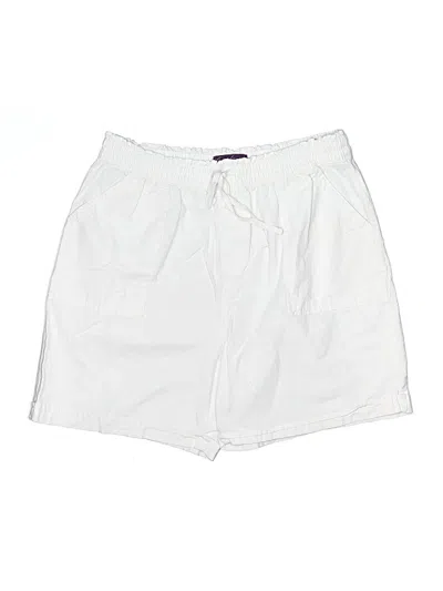Pre-owned Gloria Vanderbilt Cargo Shorts In White