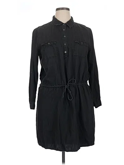 Pre-owned Gloria Vanderbilt Casual Dress In Black