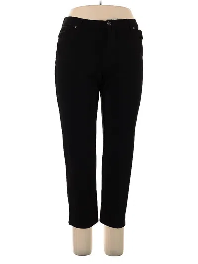 Pre-owned Gloria Vanderbilt Casual Pants In Black