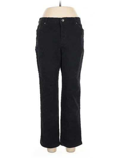 Pre-owned Gloria Vanderbilt Casual Pants In Black