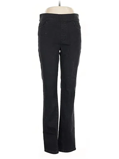 Pre-owned Gloria Vanderbilt Casual Pants In Black