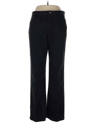 Pre-owned Gloria Vanderbilt Casual Pants In Black