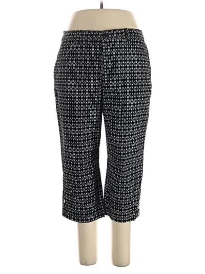 Pre-owned Gloria Vanderbilt Casual Pants In Black