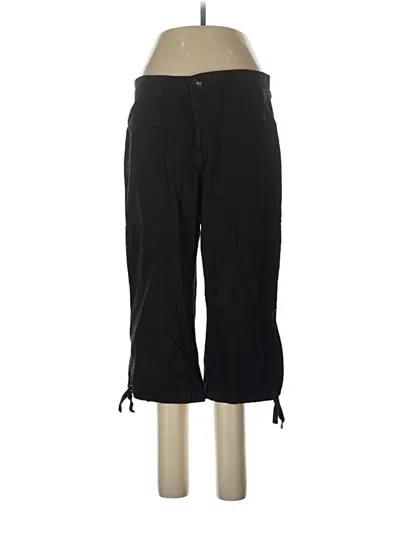 Pre-owned Gloria Vanderbilt Casual Pants In Black