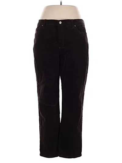 Pre-owned Gloria Vanderbilt Casual Pants In Black