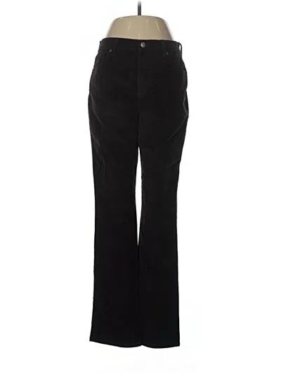 Pre-owned Gloria Vanderbilt Casual Pants In Black