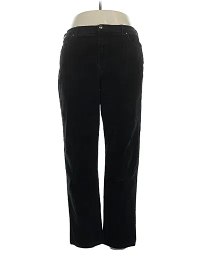 Pre-owned Gloria Vanderbilt Casual Pants In Black