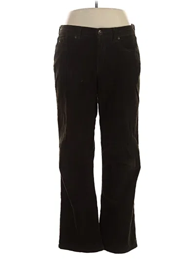 Pre-owned Gloria Vanderbilt Casual Pants In Black