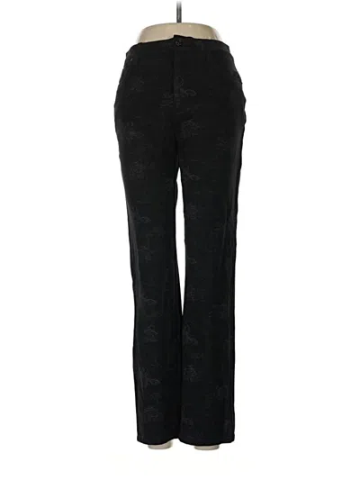 Pre-owned Gloria Vanderbilt Casual Pants In Black