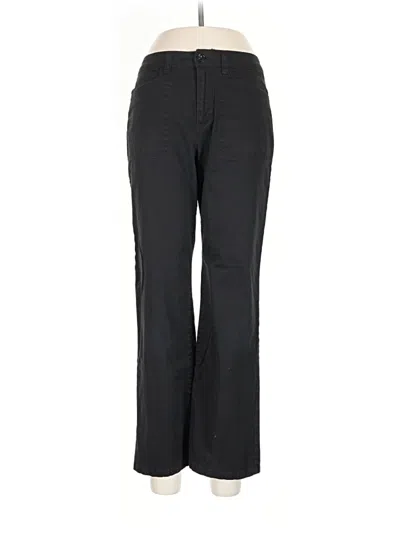 Pre-owned Gloria Vanderbilt Casual Pants In Black