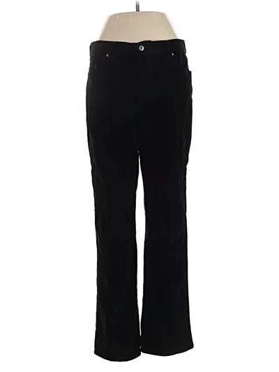 Pre-owned Gloria Vanderbilt Casual Pants In Black