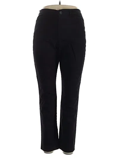 Pre-owned Gloria Vanderbilt Casual Pants In Black