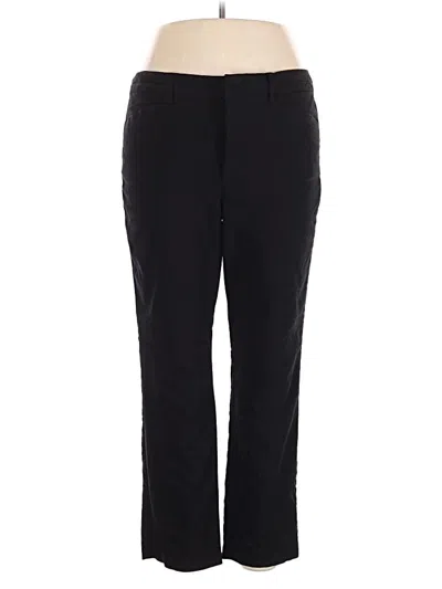 Pre-owned Gloria Vanderbilt Casual Pants In Black