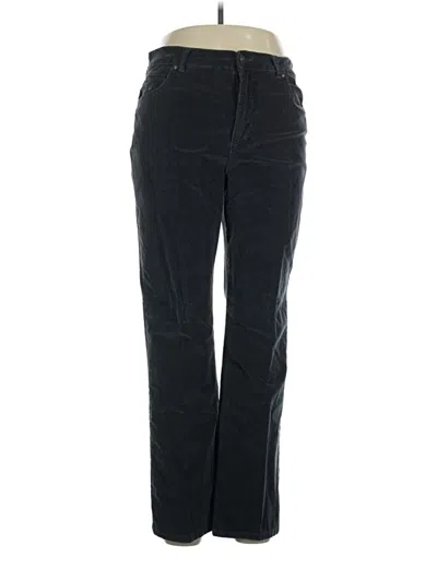 Pre-owned Gloria Vanderbilt Casual Pants In Black