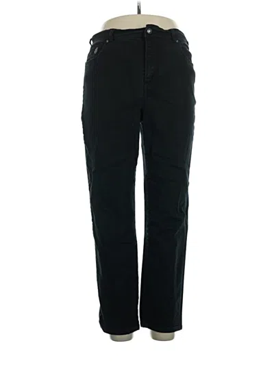 Pre-owned Gloria Vanderbilt Casual Pants In Black