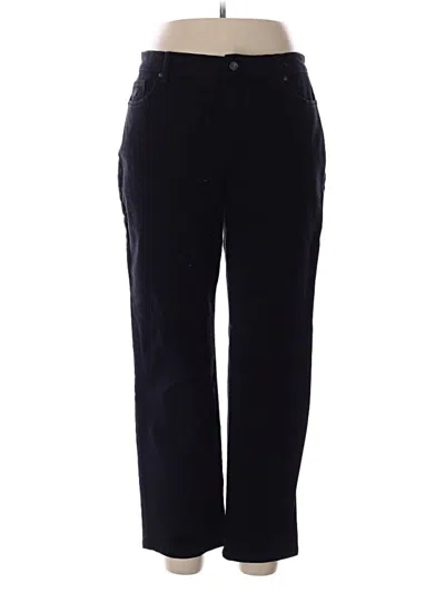 Pre-owned Gloria Vanderbilt Casual Pants In Black