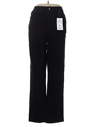 Pre-owned Gloria Vanderbilt Casual Pants In Black