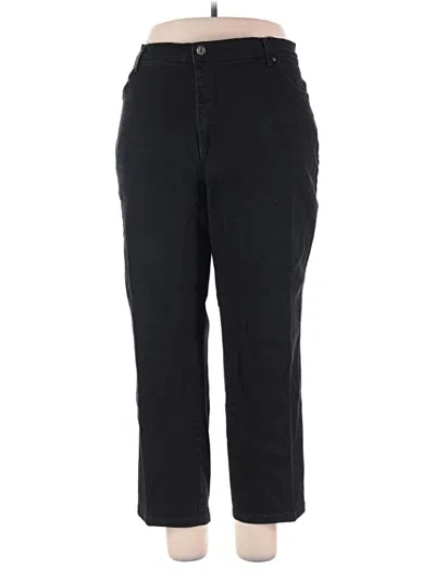 Pre-owned Gloria Vanderbilt Casual Pants In Black