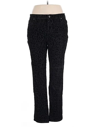 Pre-owned Gloria Vanderbilt Casual Pants In Black
