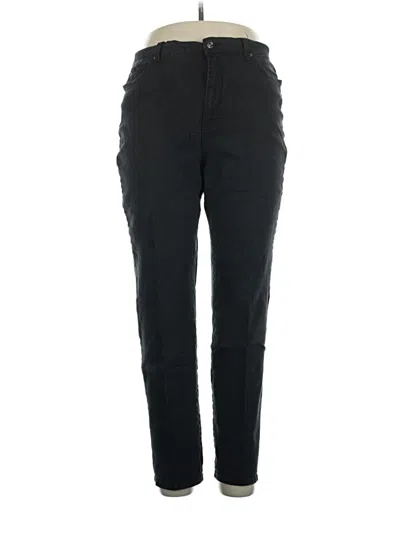 Pre-owned Gloria Vanderbilt Casual Pants In Black