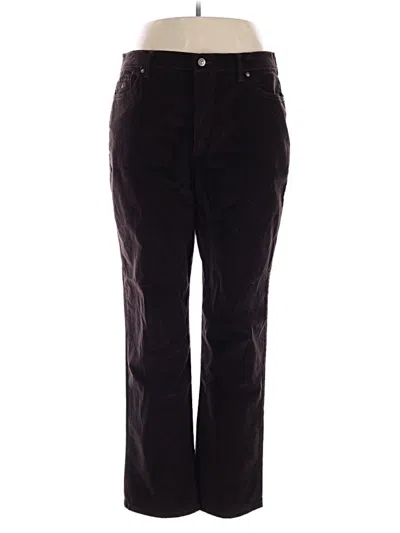 Pre-owned Gloria Vanderbilt Casual Pants In Black