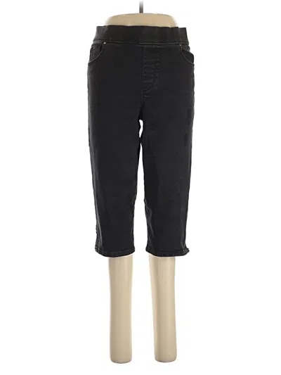 Pre-owned Gloria Vanderbilt Casual Pants In Black
