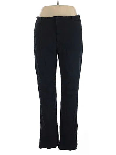 Pre-owned Gloria Vanderbilt Casual Pants In Black