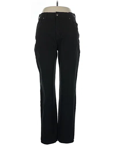 Pre-owned Gloria Vanderbilt Casual Pants In Black