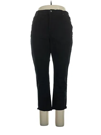 Pre-owned Gloria Vanderbilt Casual Pants In Black