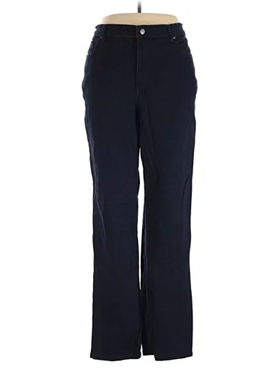 Pre-owned Gloria Vanderbilt Casual Pants In Blue