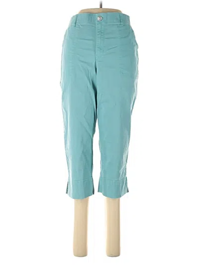 Pre-owned Gloria Vanderbilt Casual Pants In Blue