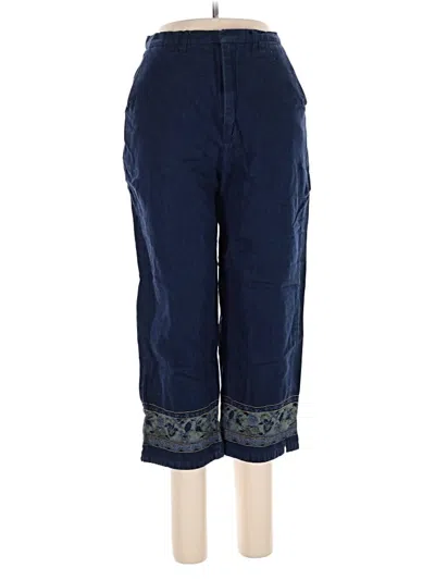 Pre-owned Gloria Vanderbilt Casual Pants In Blue