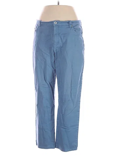 Pre-owned Gloria Vanderbilt Casual Pants In Blue