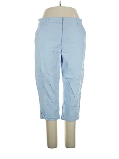 Pre-owned Gloria Vanderbilt Casual Pants In Blue